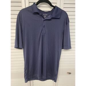 George Navy blue short sleeve polo shirt mens size M (38-40)